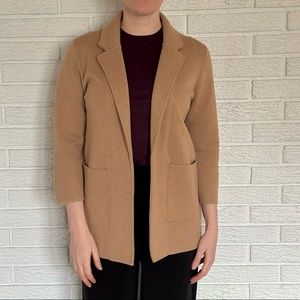 J. Crew Sophie Open-Front Sweater-Blazer